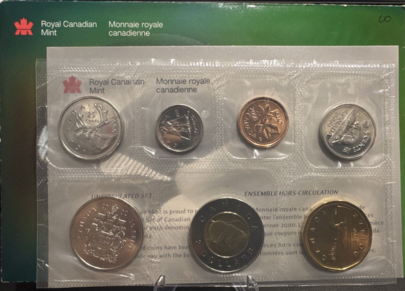 2000 UNCIRCULATED PROOF LIKE SET