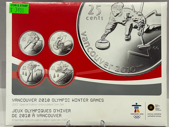 2007 SPECIAL EDITION UNCIRCULATED COIN SET - VANCOUVER 2010 OLYMPIC WINTER GAMES