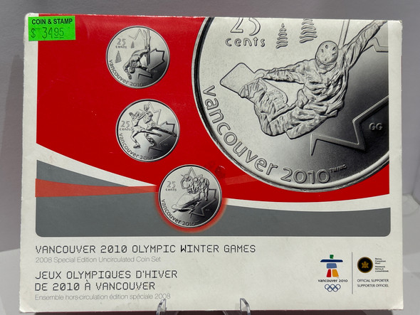 2008 SPECIAL EDITION UNCIRCULATED COIN SET - VANCOUVER 2010 OLYMPIC WINTER GAMES