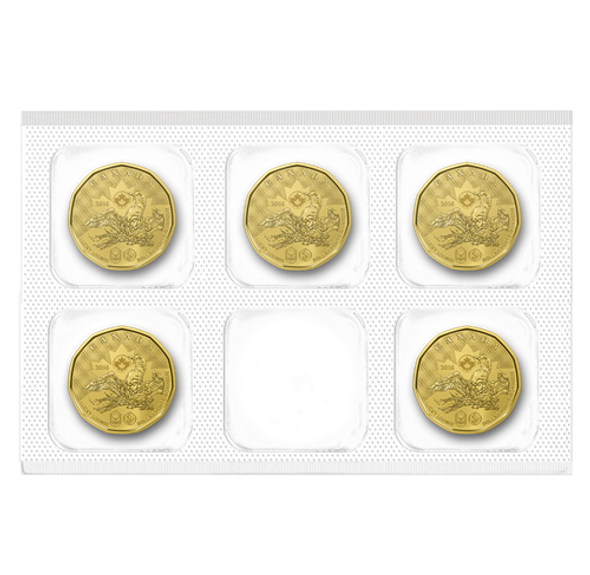 2016 $1 CIRCULATION 5-PACK - LUCKY LOONIE