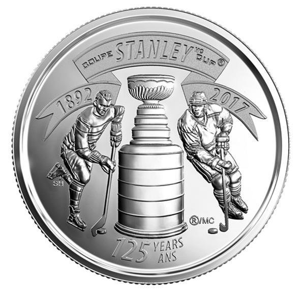 2017 25-CENT -125TH ANNIVERSARY OF THE STANLEY CUP CIRCULATION COIN PACK