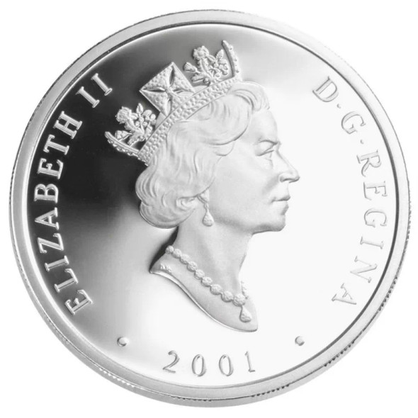 2001 $20 THE SCOTIA TRANSPORTATION COIN