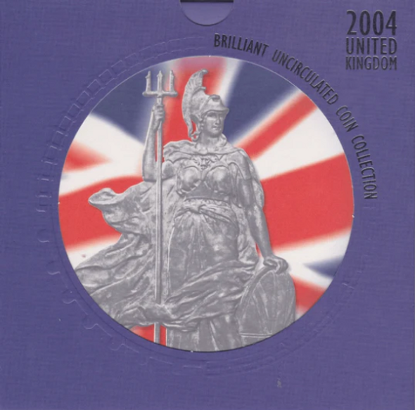 2004 UNITED KINGDOM BRILLIANT UNCIRCULATED COIN COLLECTION COIN SET 2004 UNITED KINGDOM BRILLIANT UNCIRCULATED COIN COLLECTION COIN SET