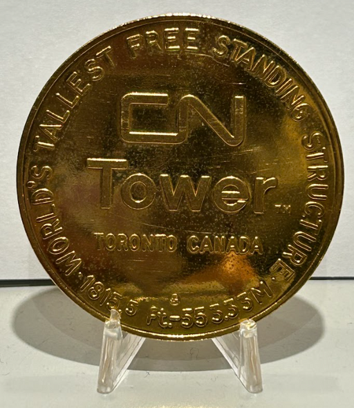 TORONTO CN TOWER MEDAL TORONTO CN TOWER MEDAL