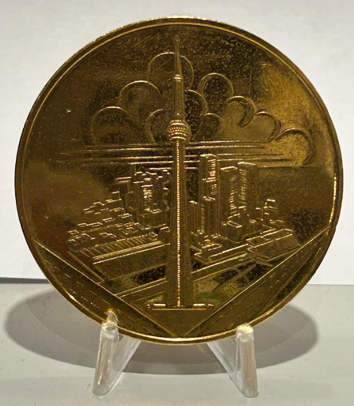 TORONTO CN TOWER MEDAL TORONTO CN TOWER MEDAL
