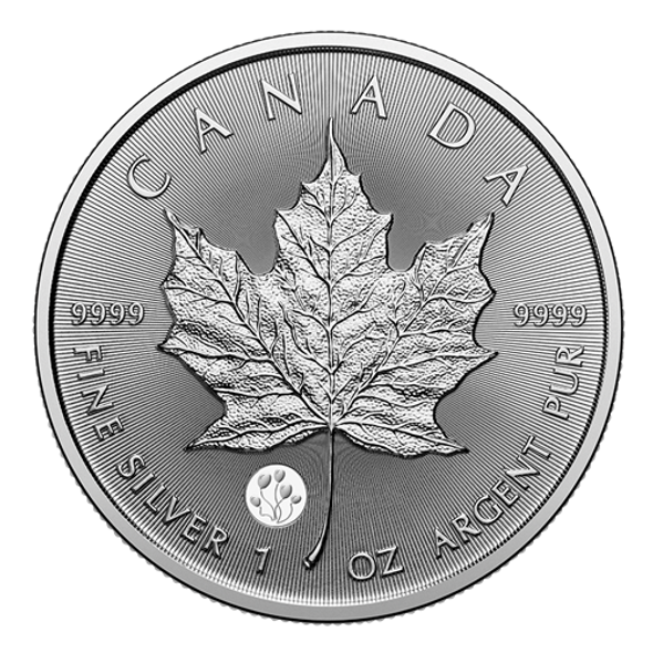 2026 $5 TREASURED MAPLE LEAF: CELEBRATION - 1 OZ PURE SILVER  BULLION COIN