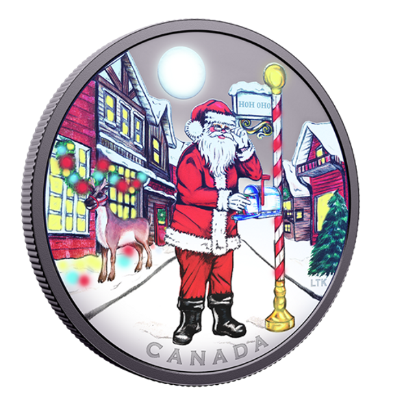 2025 $20 DEAR SANTA FINE SILVER COIN