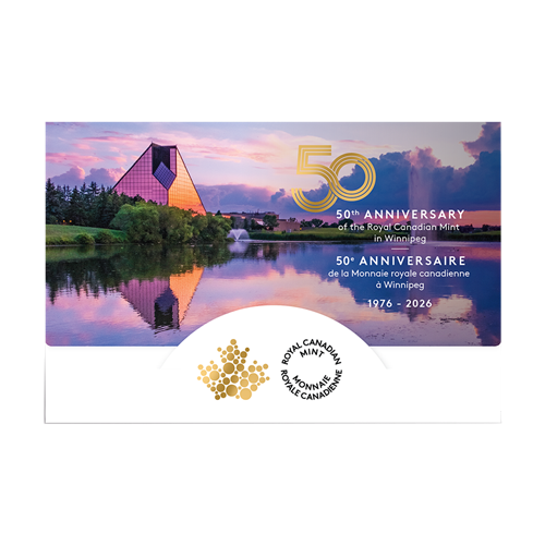 2026 50TH ANNIVERSARY OF THE ROYAL CANADIAN MINT WINNIPE NON-CIRCULATION SET
