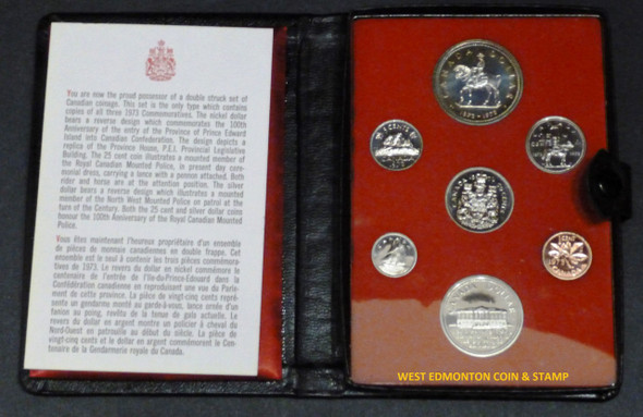 1973 SPECIMEN DOUBLE DOLLAR SET