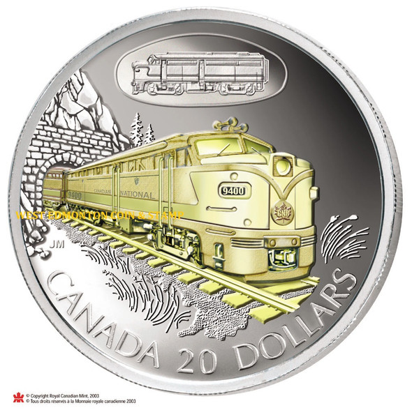 2003 TRANSPORTATION SERIES - CN DIESEL-ELECTRIC LOCOMOTIVE 9400, # FA1