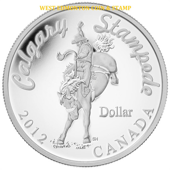 2012 SPECIAL EDITION SILVER DOLLAR - 100 YEARS OF THE CALGARY STAMPEDE