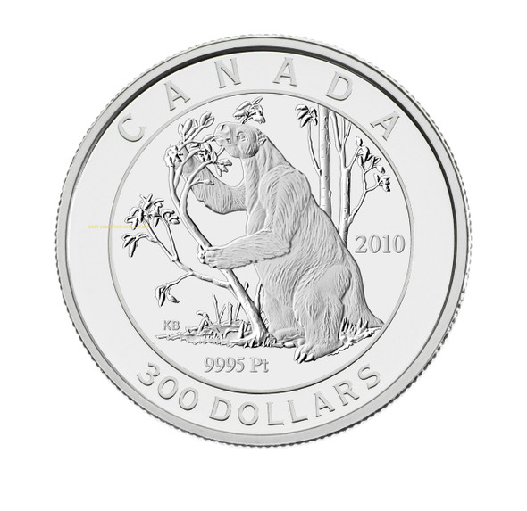 2010 $300 PLATINUM COIN - GROUND SLOTH (E-TRANSFER ONLY)