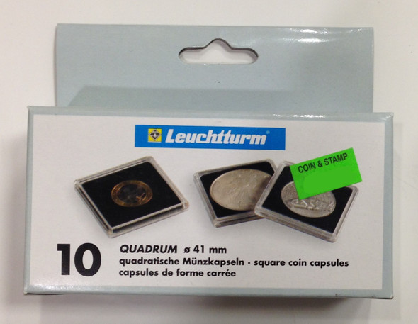 10-PACK SQUARE QUADRUM CAPSULES - 41mm