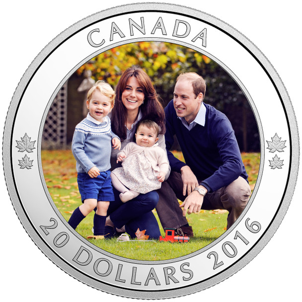 2016 $20 FINE SILVER COIN A ROYAL TOUR