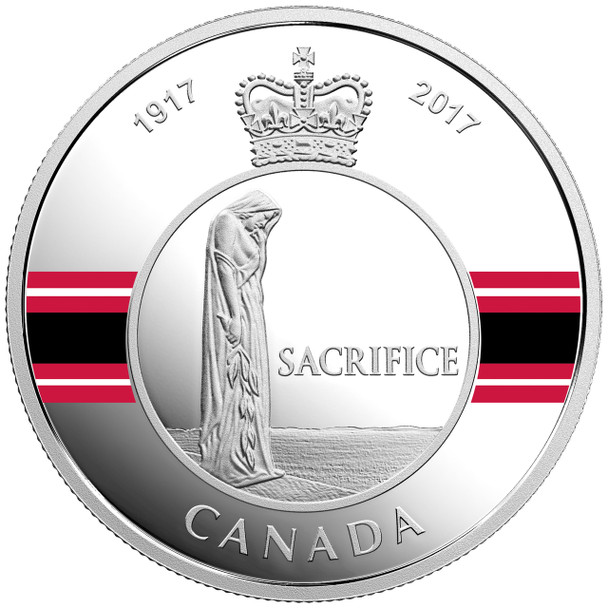 2017 $20 FINE SILVER COIN CANADIAN HONOURS: SACRIFICE MEDAL