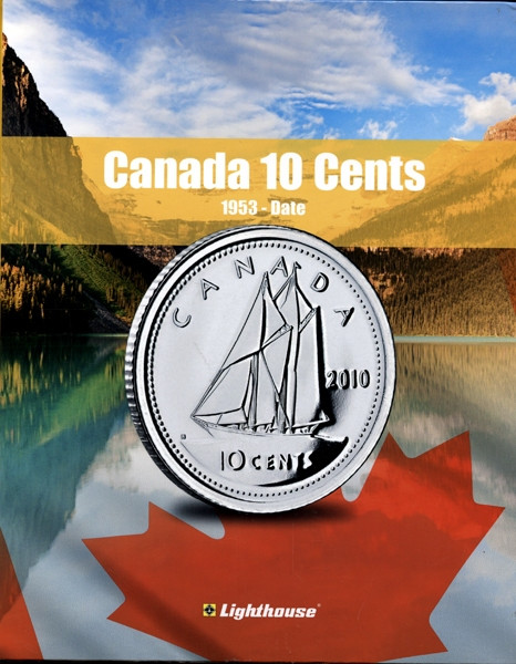 VISTA COIN BOOK CANADA 10 CENTS (DIMES) - VOL 2 - 1953-DATE