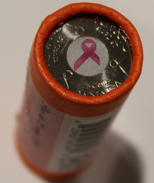 2006 BREAST CANCER 25-CENT SPECIAL WRAP ROLL