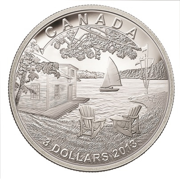 2013 $3 FINE SILVER COIN - MARTIN SHORT PRESENTS CANADA