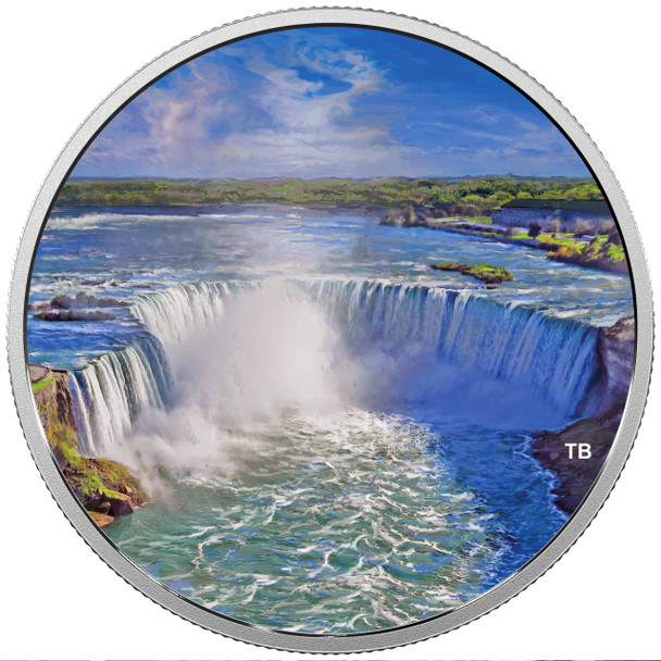 2018 $30 FINE SILVER COIN FIREWORKS AT THE FALLS