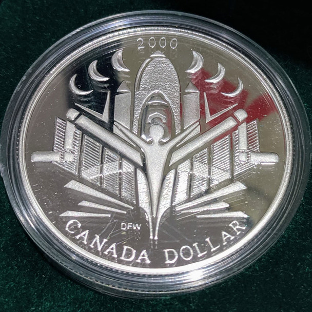 2000 PROOF SILVER DOLLAR - VOYAGE OF DISCOVERY