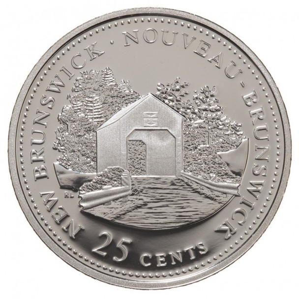1992 NEW BRUNSWICK 25-CENT ROLL