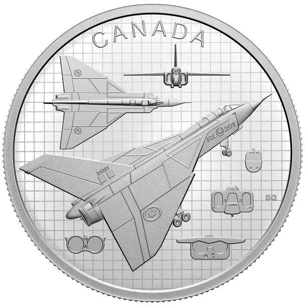 2021 $20 FINE SILVER COIN THE AVRO ARROW