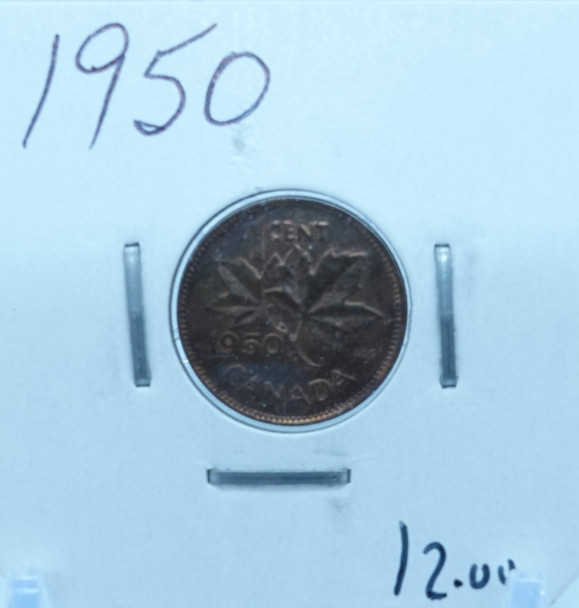 1950 CANADA CIRCULATION ONE CENT - UNGRADED