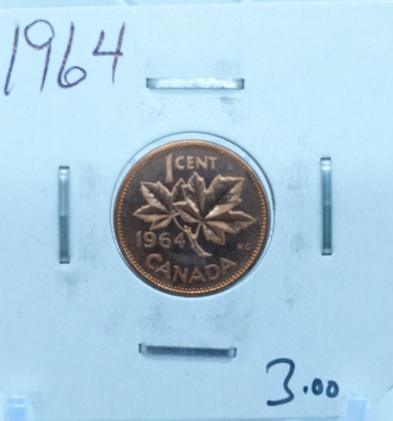 1964 CANADA CIRCULATION ONE CENT - UNGRADED