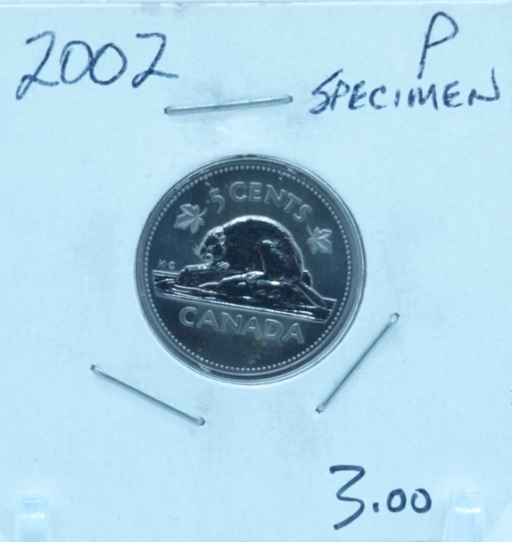 2002 CANADA CIRCULATION FIVE CENTS - UNGRADED