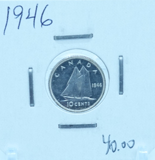 1946 CANADA CIRCULATION TEN CENTS - UNGRADED (2445)