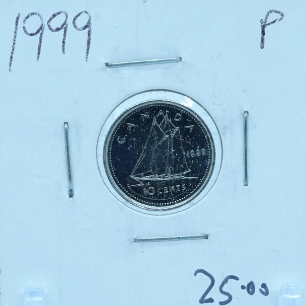 1999 CANADA CIRCULATION TEN CENTS - UNGRADED (2482)