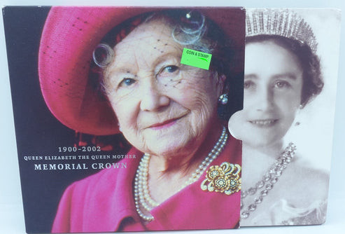 1900-2002 5-POUND QUEEN ELIZABETH - THE QUEEN MOTHER - MEMORIAL CROWN