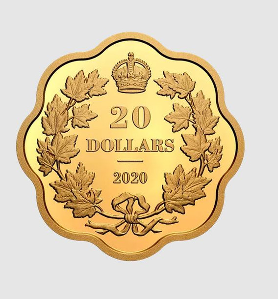 2020 $20 FINE SILVER COIN - ICONIC MAPLE LEAVES (MC)