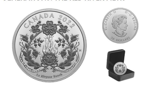 2022 $20 FINE SILVER COIN GENERATIONS: THE RED RIVER MÉTIS