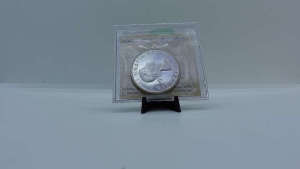 1958 CIRCULATION CANADIAN SILVER DOLLAR PL-65