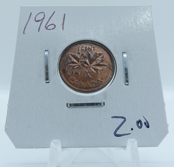 1961 CIRCULATION CANADIAN 1-CENT