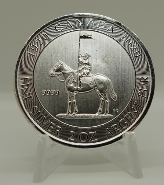 2020 $10 FINE SILVER 2 OZ RCMP