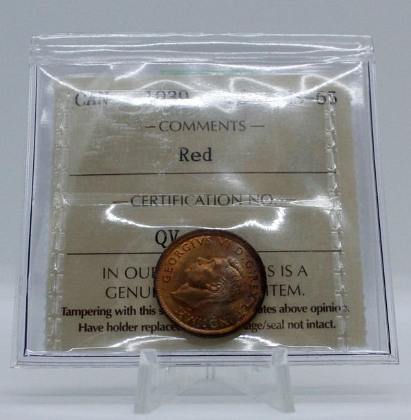 1939 CIRCULATION CANADIAN 1-CENT MS-65 RED (2)