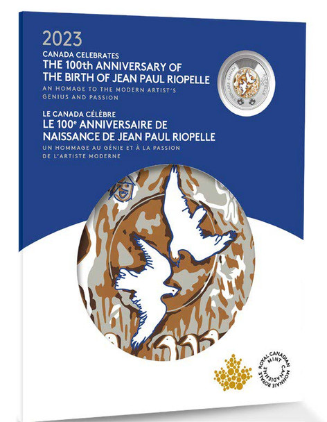 2023 COMMEMORATIVE COLLECTOR KEEPSAKE CARD 100TH ANNIVERASRY OF THE BIRTH OF JEAN PAUL RIOPELLE