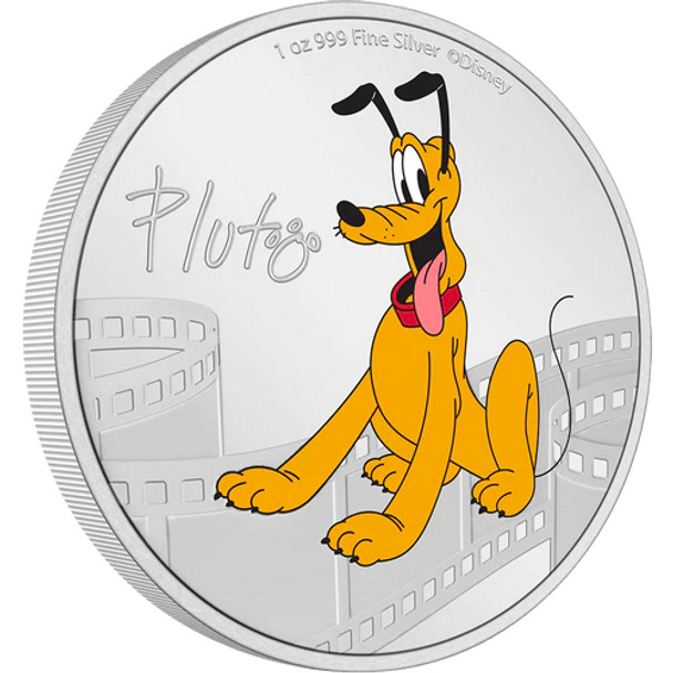 Disney Mickey & Friends - Pluto 1oz Silver Coin