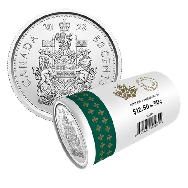 2023 KING CHARLES 50-CENT SPECIAL WRAP ROLL 