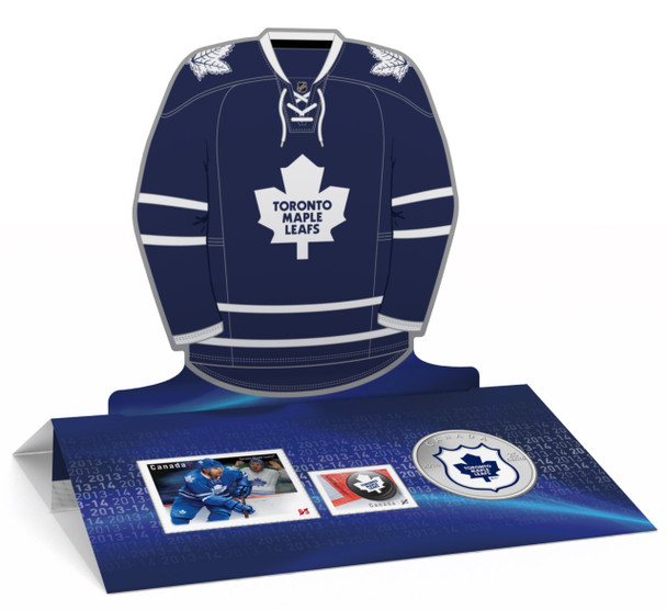 2014 25-CENT NHL COIN AND STAMP GIFT SET TORONTO MAPLE LEAFS