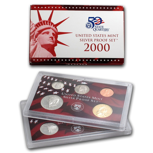 2000 - UNITED STATES MINT SILVER PROOF SET