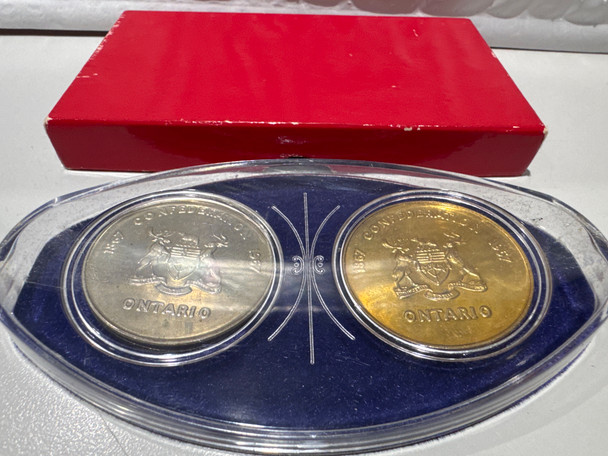 1867-1967 CONFEDERATION ONTARIO MEDALLION SET