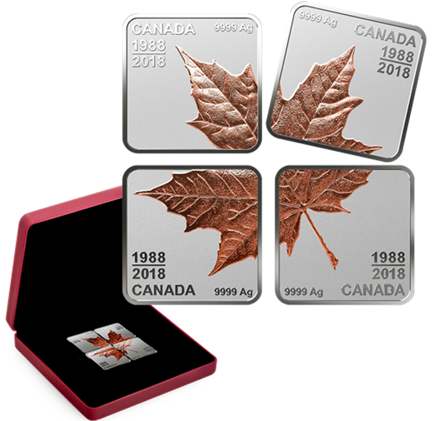 2018 FINE SILVER MAPLE LEAF QUARTET - 30 YEARS (1988-2018)