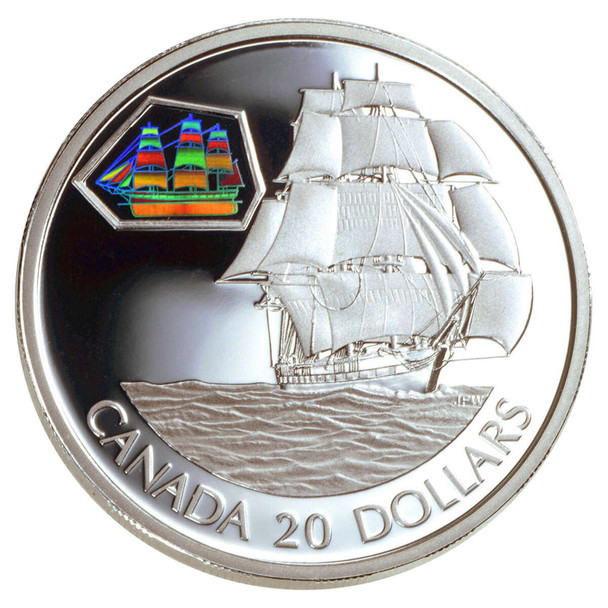 2001 $20 THE MARCO POLO TRANSPORTATION COIN