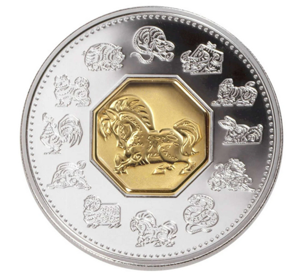 2002 $15  LUNAR COIN "YEAR OF THE HORSE"