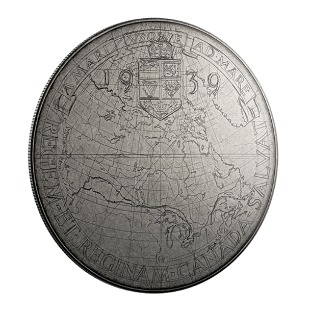 2025 $50 EMANUEL HAHN'S ORIGINAL SKETCH: ROYAL VISIT FINE SILVER COIN