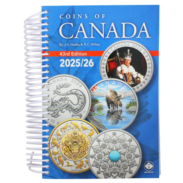 2025/26 COINS OF CANADA - 43RD EDITION BY J.A.HAXBY & R.C. WILLEY