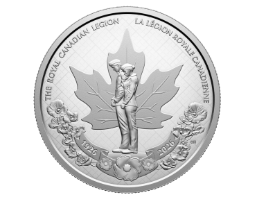 2026 $1 PROOF DOLLAR 100TH ANNIVERSARY OF THE ROYAL CANADIAN LEGION FINE SILVER COIN